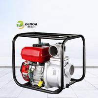 Pompe à eau portable haute pression de 3 pouces à auto-amorçage avec moteur diesel 7,5 CV pour l'irrigation agricole et le traitement des eaux usées