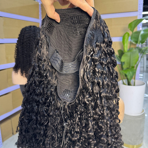 Pelucas de Cabello Humano Virgen Vietnamita sin Procesar al por Mayor, Peluca Rizada Pixie Suelta, Color Natural 1B, Envío Directo - Product Image 6