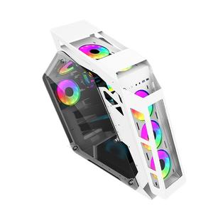 Gabinete de PC de Escritorio con Espejo Panorámico, Cristal Templado Lateral, ITX Mini <span class=keywords><strong>ATX</strong></span>, Transparente, Irregular, Refrigerado por Agua, <span class=keywords><strong>ATX</strong></span> Mid Tower, en Existencia - Product Image 5