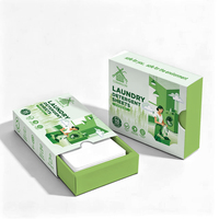 COMMIGLOW Bandes de savon liquide écologiques sans eau, à base de plantes, hypoallergéniques, pour lessive