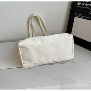 Customizable Cotton Canvas <b>Tote</b> Shopping <b>Bag</b> for Women-Medium Size <b>Shoulder</b> <b>Strap</b> Reusable Promotional Gift <b>Bag</b> Logo Design - Product Image 4