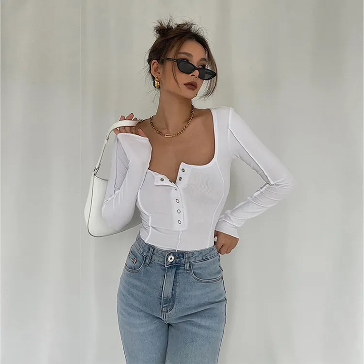 Women Clothing Casual Blouse Long Sleeves Pleated Crop Top Shirts For Women Blouse Casual