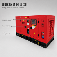 Groupe électrogène diesel silencieux 60 kW 75 kVA 50 Hz 480 V, moteur LINGGE, ATS, faible bruit, usine chinoise