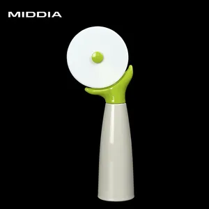 MIDDIAプラスチックハンドル付きセラミックブレードピザカッターホイールナイフ、キッチンピザツール