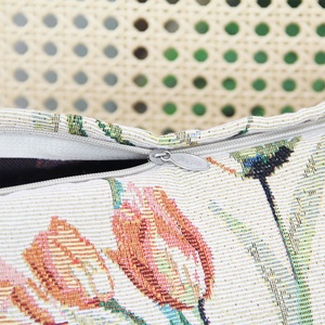 Thấp Moq Tùy Chỉnh Thiết Kế Hoa Mô Hình Tấm Thảm Đệm Bìa Với Jacquard Gối Bìa Sử Dụng Cho Trang Trí Nội Thất - Product Image 5