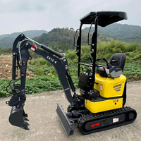 Mini-excavatrice chenillée chinoise Chuangxin 2026 CX12-6 de 1,2 tonne avec moteur EPA Euro 5, livraison gratuite