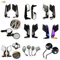 Rétroviseurs latéraux carrés universels en aluminium WANOU pour moto