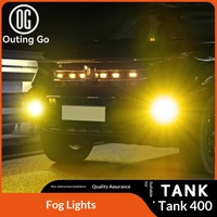 Feux de calandre avant Tank 400Hi4-T OLIVER, modification intégrée avec feux de jour dynamiques et bande décorative, éclairage du logo de voiture