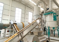 Séchoir rotatif à tambour OSA pour résidus de manioc, marc de céréales, séchoir à air chaud à circulation optimisée pour économie d'énergie avec composants à roulements