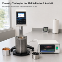 Viscosimètre numérique Brookfield haute précision avec écran tactile couleur, testeur de viscosité 0,1-200 tr/min, 4 rotors, pour adhésifs thermofusibles et asphalte