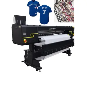 Audley 3 Epson print heads 1.8 meter large format 6 feet fast speed heat sublimation printer for Jersey