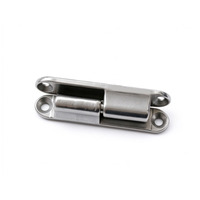 CL231-1 Plaque de porte d'angle verticale en acier inoxydable, système de came réversible en L, amovible
