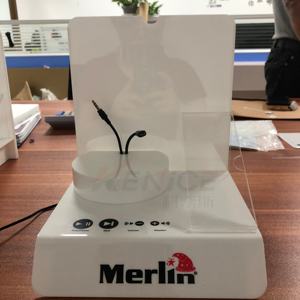 Estantes <span class=keywords><strong>de</strong></span> exhibición <span class=keywords><strong>de</strong></span> <span class=keywords><strong>altavoces</strong></span> <span class=keywords><strong>de</strong></span> acrílico personalizados <span class=keywords><strong>de</strong></span> fábrica con soporte para tarjetas publicitarias Exhibición <span class=keywords><strong>de</strong></span> soporte <span class=keywords><strong>de</strong></span> Perspex <span class=keywords><strong>de</strong></span> diseño moderno para uso en tienda <span class=keywords><strong>de</strong></span> escritorio - Product Image 3