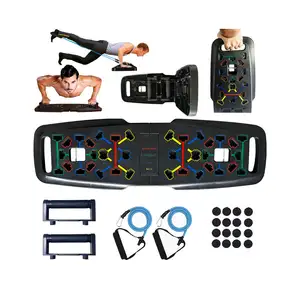 Mkas 2024 Nieuwe Aankomst Push-Up Push-Up Board Draagbare Unisex Multifunctionele Fitness Krachttraining Opvouwbare Push-Up Board