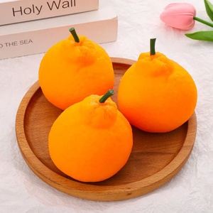 ลูกบอลบีบคลายเครียดสีส้มสุดสร้างสรรค์ ของเล่นบีบอัดนุ่มสำหรับผู้ใหญ่และเด็ก ของเล่นบีบยืดหยุ่นเพื่อผ่อนคลายความเครียด - Product Image 2