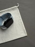 Sacs cadeaux miniatures en fibre de bambou compostables avec cordon de serrage, réutilisables et doux pour montres intelligentes