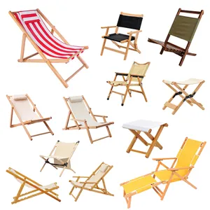 Rattan Wood Folding Chair Beach Wooden Chaise Pliante Kids Camping Outdoor Table And Chairs Camp Bamboo Chair Folding Outdoor