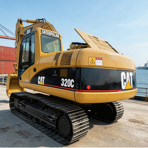 Excavadora de cadenas Caterpillar 320C usada, en estado original, pocas horas de trabajo, rentable, con abundantes repuestos. Pequeña. - Product Image 3