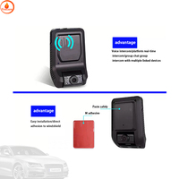 Caméra embarquée Firecore HX-880 4G WiFi GPS avec capteur G, enregistrement en boucle 2 canaux, contrôle à distance via application, miroir rétroviseur, verrouillage d'urgence, carte SIM 5G