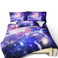 Drap de lit en polyester imprimé 3d bon marché drap de lit double housses d'oreiller ensemble de housse de couette draps pour lit d'enfants