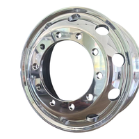 WOPU NUEVO EN OFERTA, Llanta de Acero y Aluminio para Camión de 9.75x22.5, 10 Orificios, 285.75 PCD para HOWO TX SHACMAN X5000