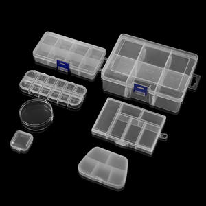 Varias cajas <span class=keywords><strong>de</strong></span> plástico transparentes pequeñas y cuadradas redondas extraíbles <span class=keywords><strong>para</strong></span> accesorios <span class=keywords><strong>de</strong></span> joyería y almacenamiento <span class=keywords><strong>de</strong></span> flores prensadas - Product Image 2