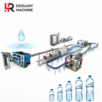 Línea Completa Llave en Mano, Máquina Automática de Llenado de Agua 3 en 1 de Alta Velocidad