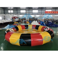 Aqua Twister, bateau gonflable à gyroscope, bateau à traînée gonflable, bateau disco motorisé, jouet aquatique à vendre