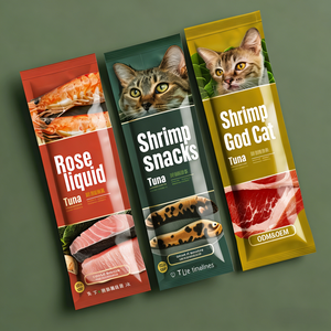 Friandises pour animaux de compagnie Factory Cat Strips, <span class=keywords><strong>viande</strong></span> de dinde et de saumon, riches en protéines - Product Image 3
