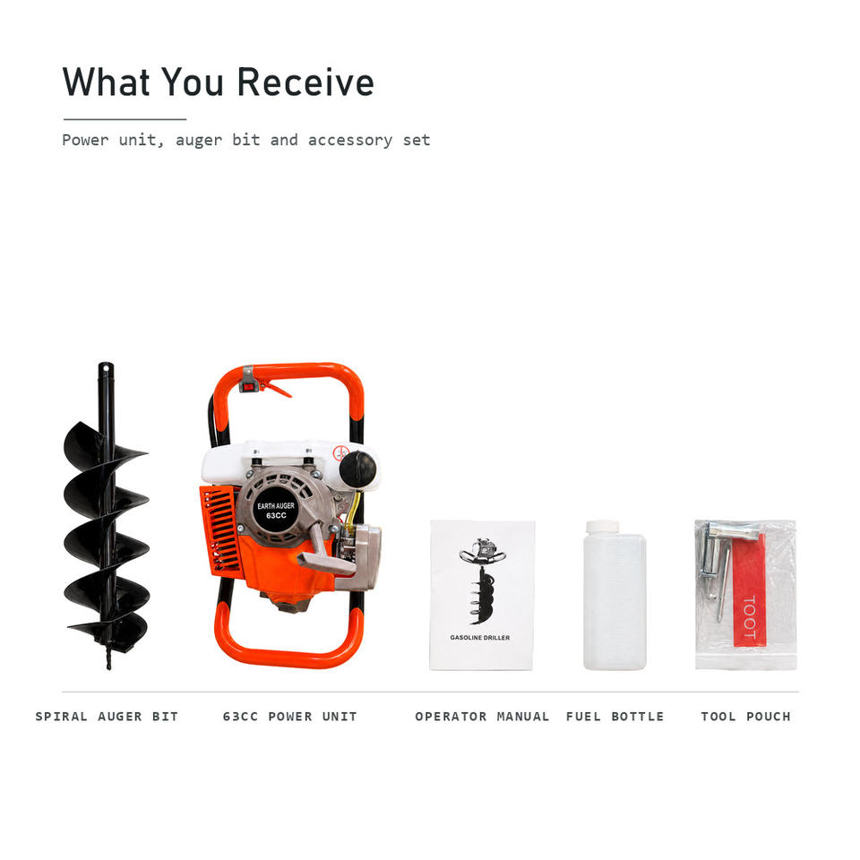 China Hot Sale Tree Planting Earth Auger 63CC 44F-5 Heavy Duty Ground ...