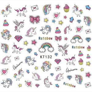 Pegatinas de Uñas para Niños, Lindas Pegatinas de Uñas con Dibujos Animados de Unicornio y Arcoíris, Pegatinas de Uñas con Dibujos Animados de Snoopy - Product Image 2