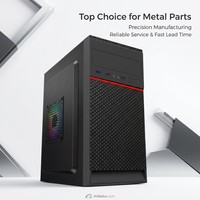 Casing PC Kantor Standar Merek OEM, Casing Komputer ATX, Part Logam Lembaran Kustom, Part Fabrikasi Logam Lembaran