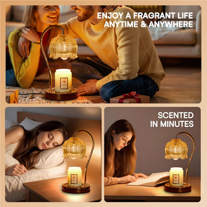 Lámpara calentadora de velas única, lámpara de mesa multifuncional, lámpara calentadora de velas con carga USB, <span class=keywords><strong>Tmer</strong></span> regulable para dormitorio y estudio - Product Image 3