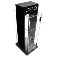 Support d'affichage en acrylique personnalisé de haute qualité avec porte et clé