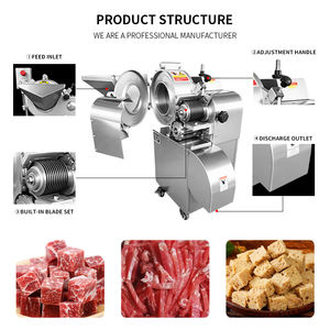 Máquina Cortadora de Bloques de Carne Congelada Automática de Alta Velocidad 3D, Máquina Cortadora de Bloques de Jamón Ibérico, Máquina Cortadora de Cebolla - Product Image 4