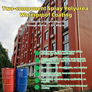 Impermeabilización de Poliurea en Aerosol de Dos Componentes, Revestimiento Impermeable para Renovación de Paredes Exteriores para Superficies de Azulejos Antiguos - Product Image 1