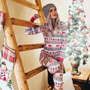 Pijamas de Natal para Crianças com Estampa de Inverno 2026, Conjunto de Pijamas para Mulheres, Conjuntos de Pijamas em Família - Product Image 2
