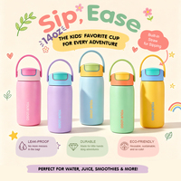 Bouteille d'eau isotherme en acier inoxydable pour enfants, impression 3D personnalisée, mignonne, garde au chaud et au froid