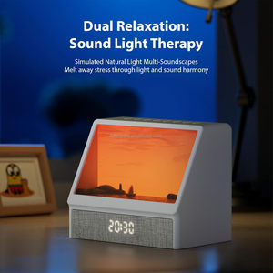 <span class=keywords><strong>Réveil</strong></span> <span class=keywords><strong>avec</strong></span> simulation du lever du soleil pour chambres à coucher, machine à bruit blanc, animation créative du lever du soleil simulé, lampe de <span class=keywords><strong>réveil</strong></span> et lampe coucher de soleil - Product Image 6