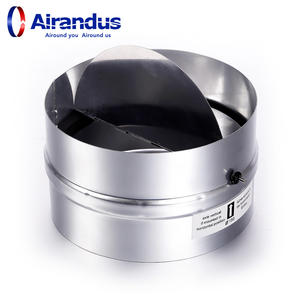 Katup Anti Balik Kipas Exhaust / Penutup Anti Balik Logam / Peredam Pengering untuk Saluran Kipas Exhaust - Product Image 6