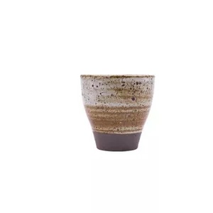 Japanese Style Coffee Cups Custom Logo Ceramic Mug 150ml Coffee Cup Drink ware Restaurant Tableware Small Pottery Tea Cup