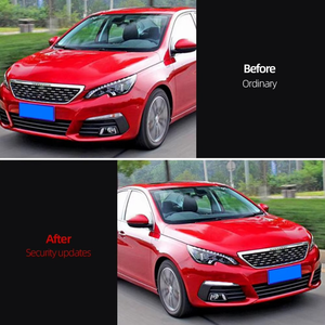 Feux de jour LED DRL pour Peugeot 308 2016 2017 2018 avec clignotants jaunes et feux antibrouillard - Product Image 6
