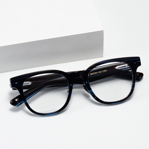 <span class=keywords><strong>2023</strong></span> titane + acétate cadre hommes rétro papillon lunettes femmes hommes lunettes optiques version coréenne de lunettes de myopie - Product Image 2