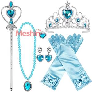 MS 2025 Accessories of Princess Include Gloves Wand Headwear Etc for Children Party Performance - Product Image 1
