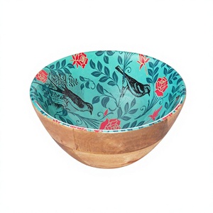 Tazón para Servir Ensaladas Moderno y Ecológico de Madera de Acacia y Mango, Marca Star World, Precio de Exportación para Bodas y Eventos - Product Image 1