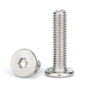 Stainless Steel 304 Ultra-Thin Head Bolt M2-M12 Allen Bolt with Hex Socket <b>Plain</b> <b>Cap</b> Screw to Standard - Product Image 4