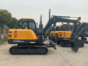 Mini-excavatrices, équipement de construction HX60pro, presque neuves, utilisées sur les routes urbaines, les fermes, les rivières et dans les travaux miniers. - Product Image 2