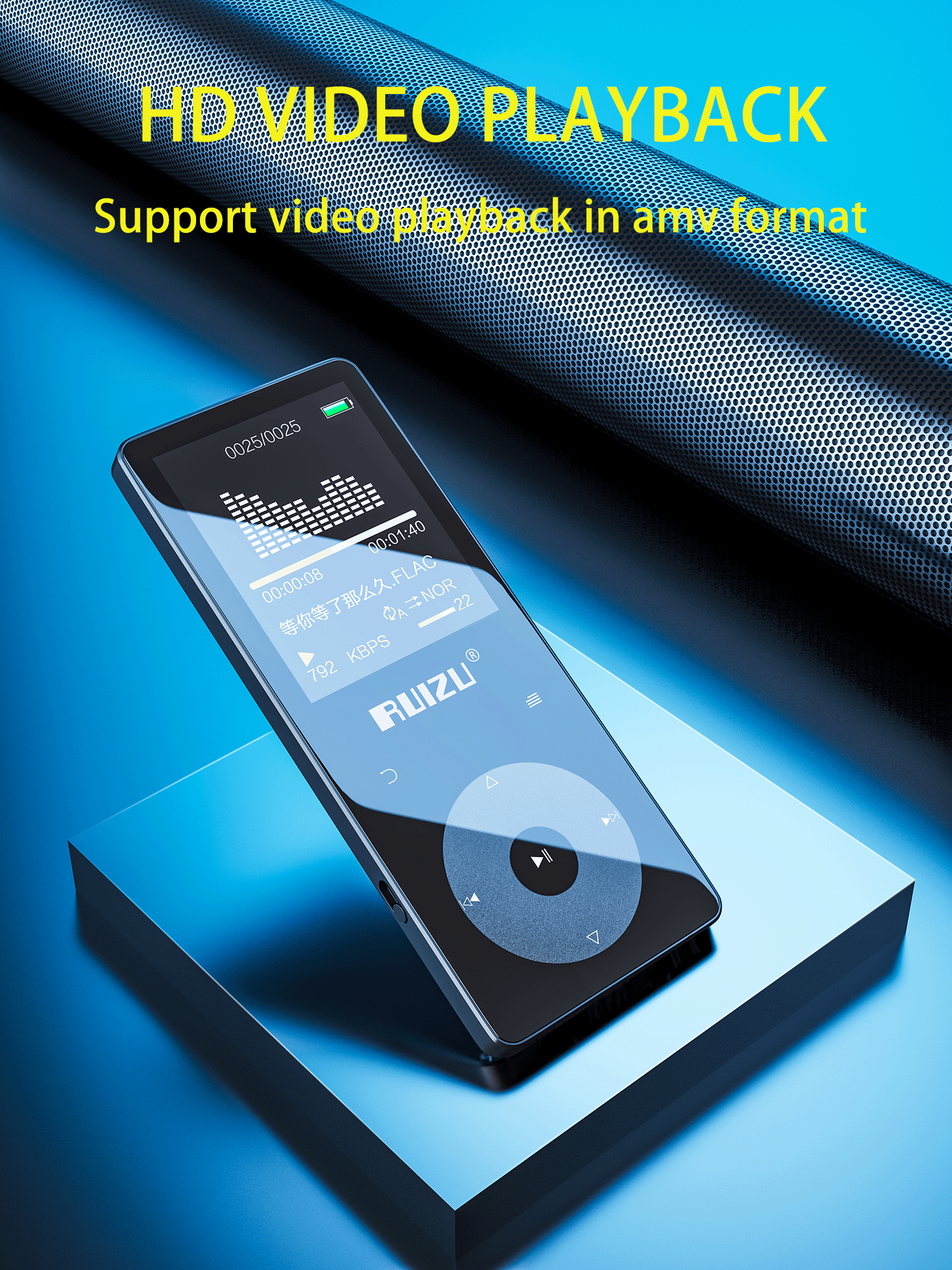 Amazon hot sale Touch MP3 Player  wireless V5.0  Music MP3 Player with FM Radio Voice Recorder 1.8" HD Screen Support up to 64G