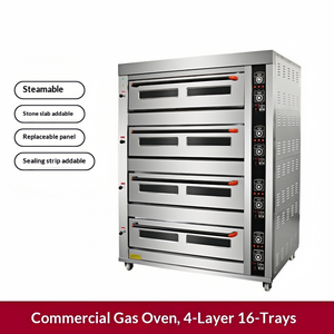 <span class=keywords><strong>Horno</strong></span> Industrial y Profesional de Múltiples Niveles, Equipado con Equipo de Horneado Comercial OEM de Cuatro Niveles - Product Image 1
