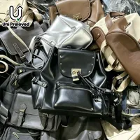 Sacs d'occasion A16 en balles, sacs à dos en cuir PU pour femmes, vente en gros d'usine, sacs mixtes de seconde main